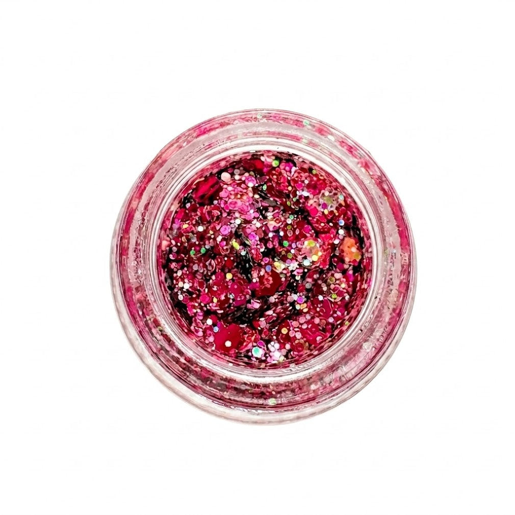 Magenta - Glitter Gel