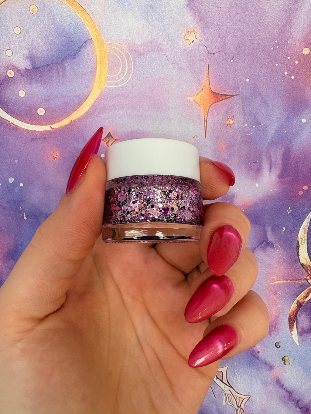 Purple Stardust - Glitter Gel