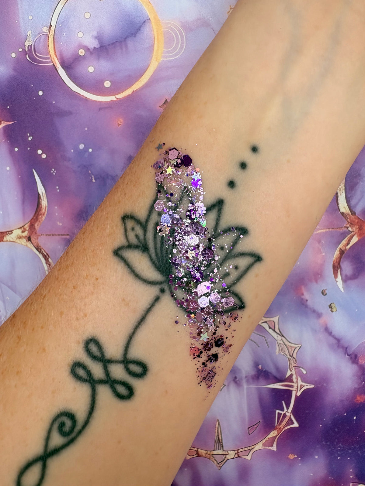 Purple Stardust - Glitter Gel