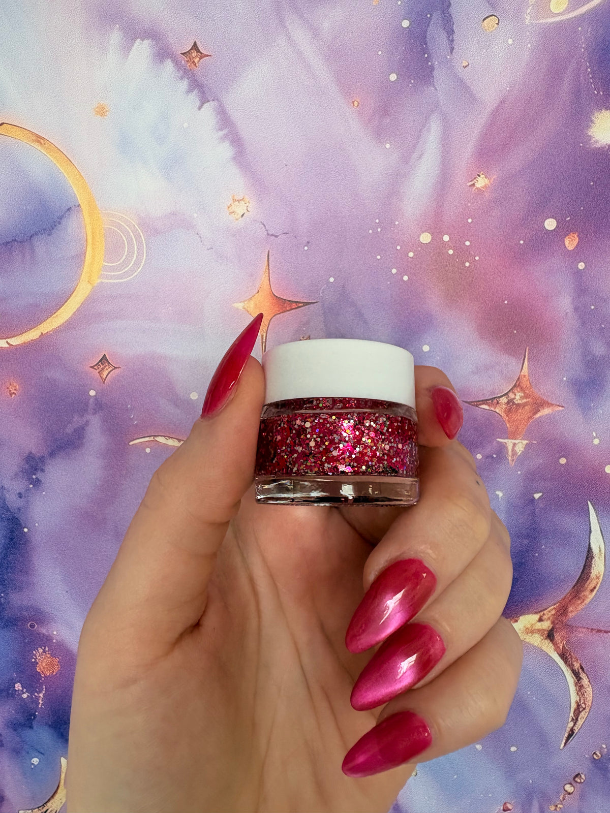 Magenta - Glitter Gel