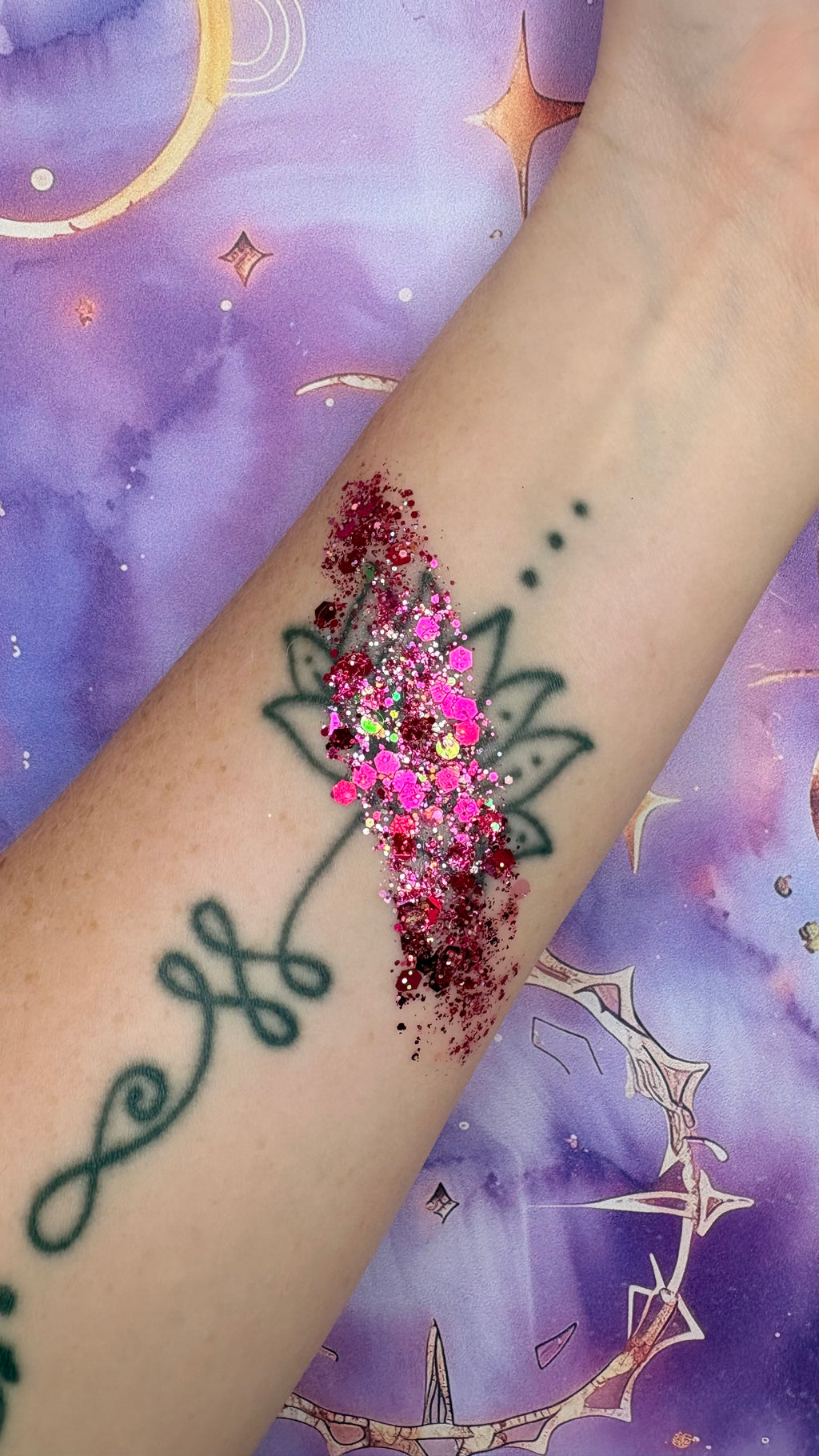 Magenta - Glitter Gel
