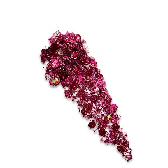 Magenta - Glitter Gel