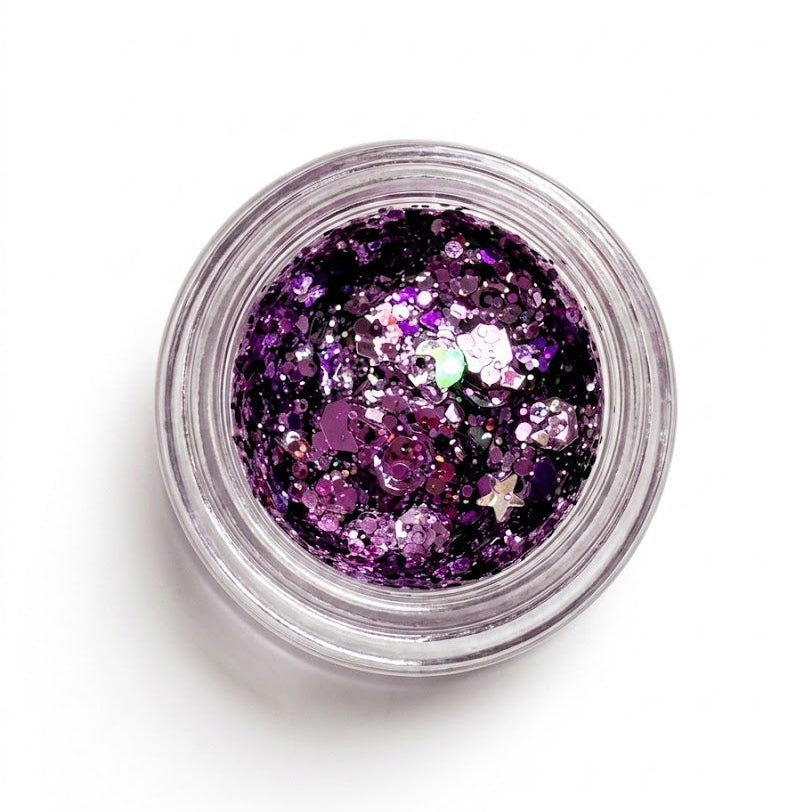 Purple Stardust - Glitter Gel